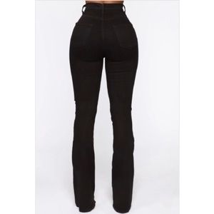 High Rose Flare Denim